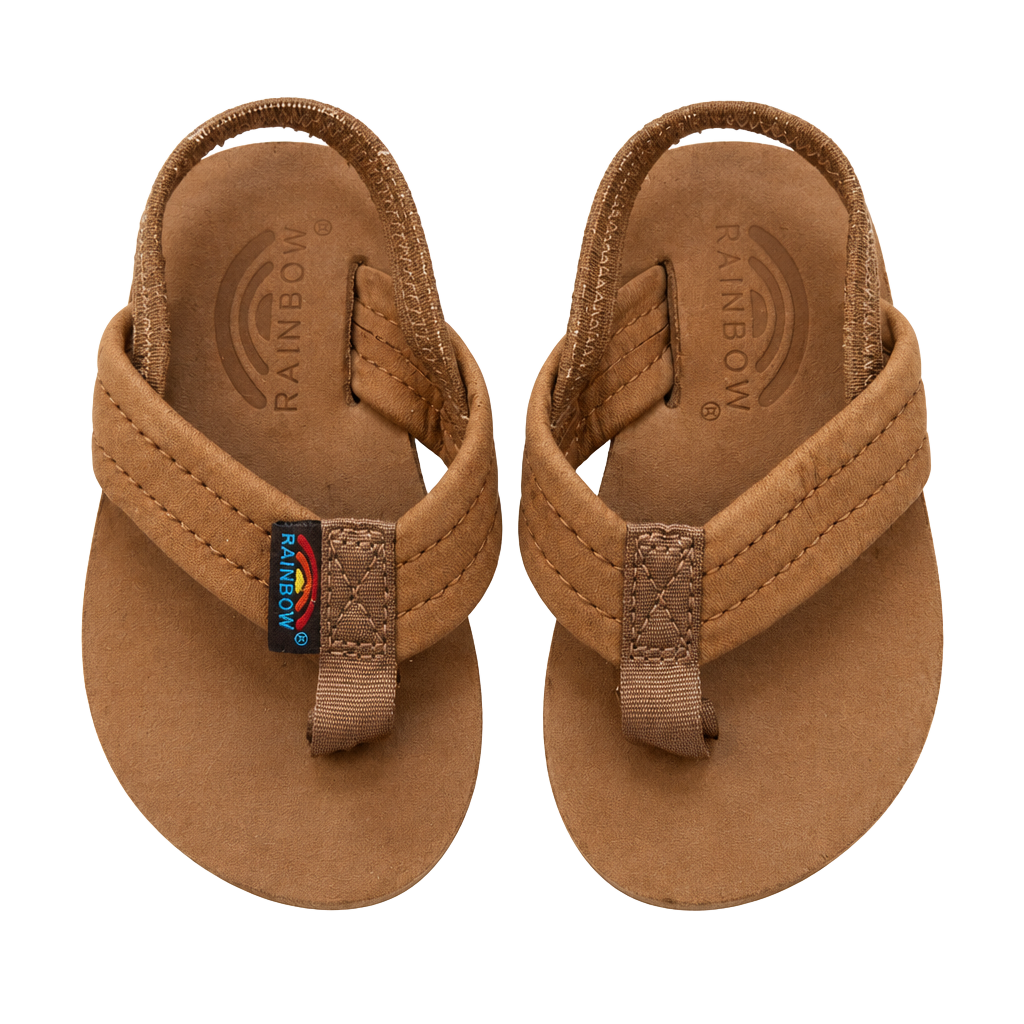 Rainbow Sandals Kids Leather Sandals Brown 1