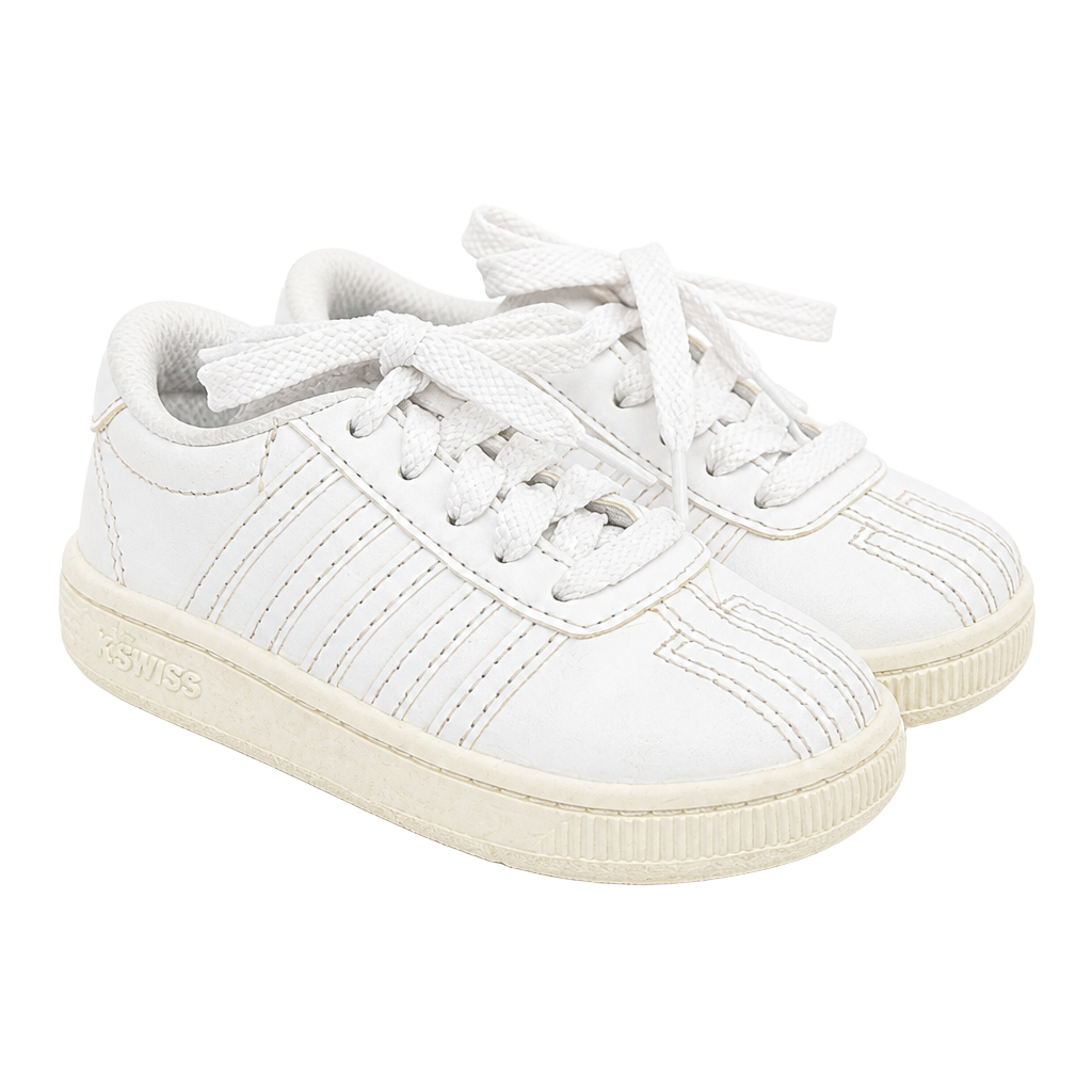 K-Swiss Classic Pro Infant White Leather Sneakers Size 5 1