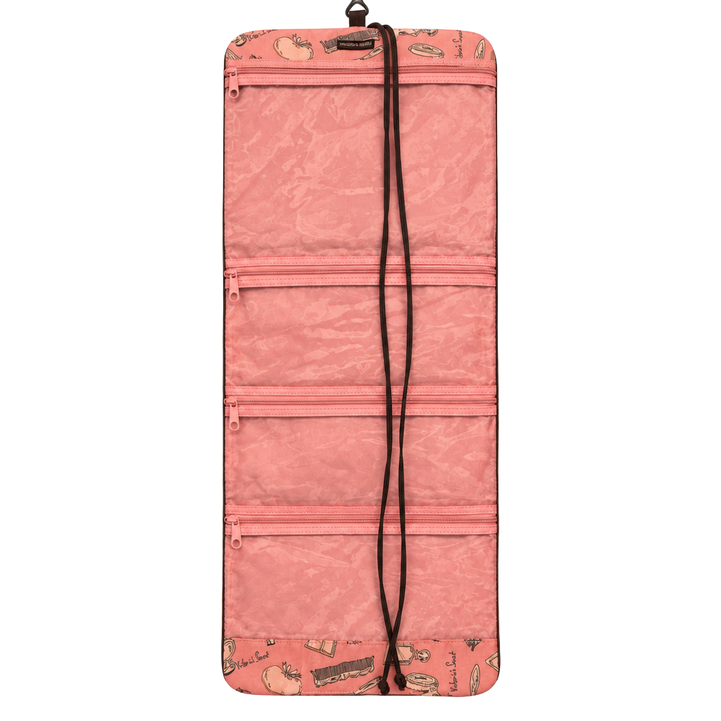 Victoria's Secret Hanging Travel Cosmetic Bag Pink Makeup Organizer 1