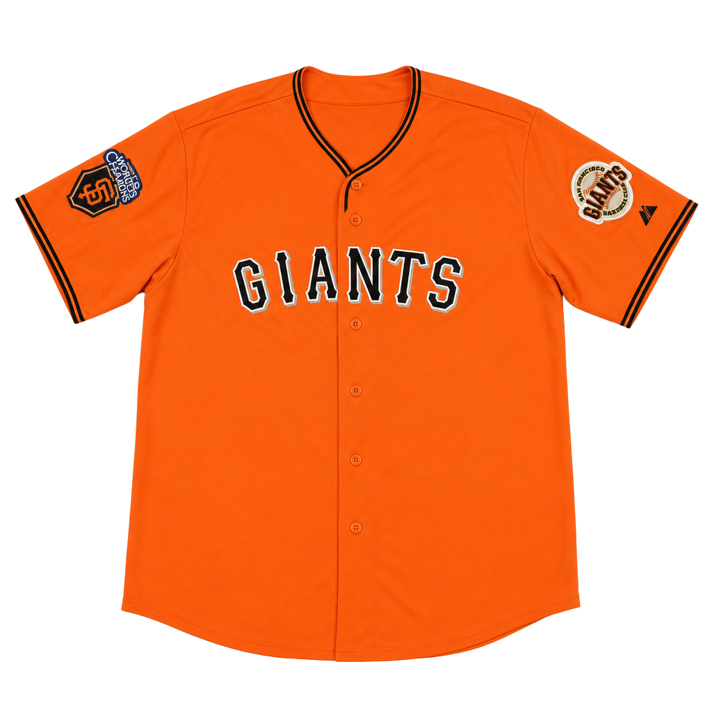 Majestic San Francisco Giants 2010 World Series Champions Jersey Size 50 1