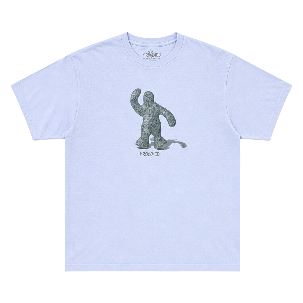 Krooked Skateboards Sasquatch Graphic T-Shirt White Large 1
