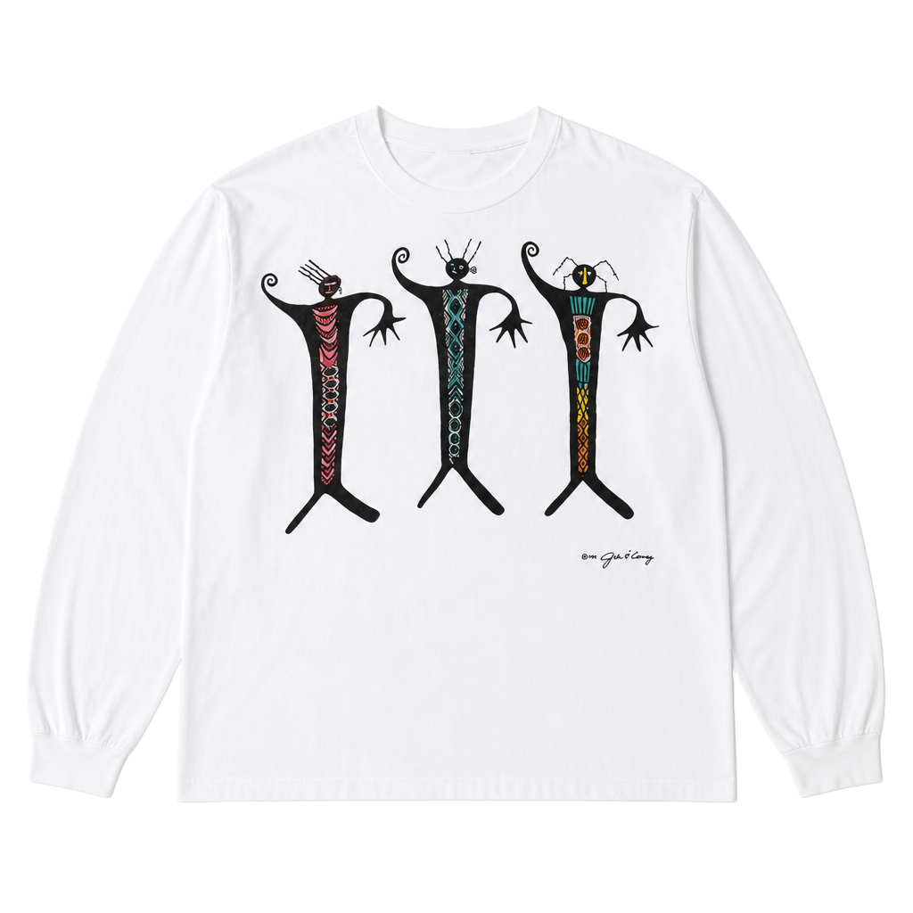 Vintage 1995 Anvil Native American Long Sleeve Graphic T-Shirt 1