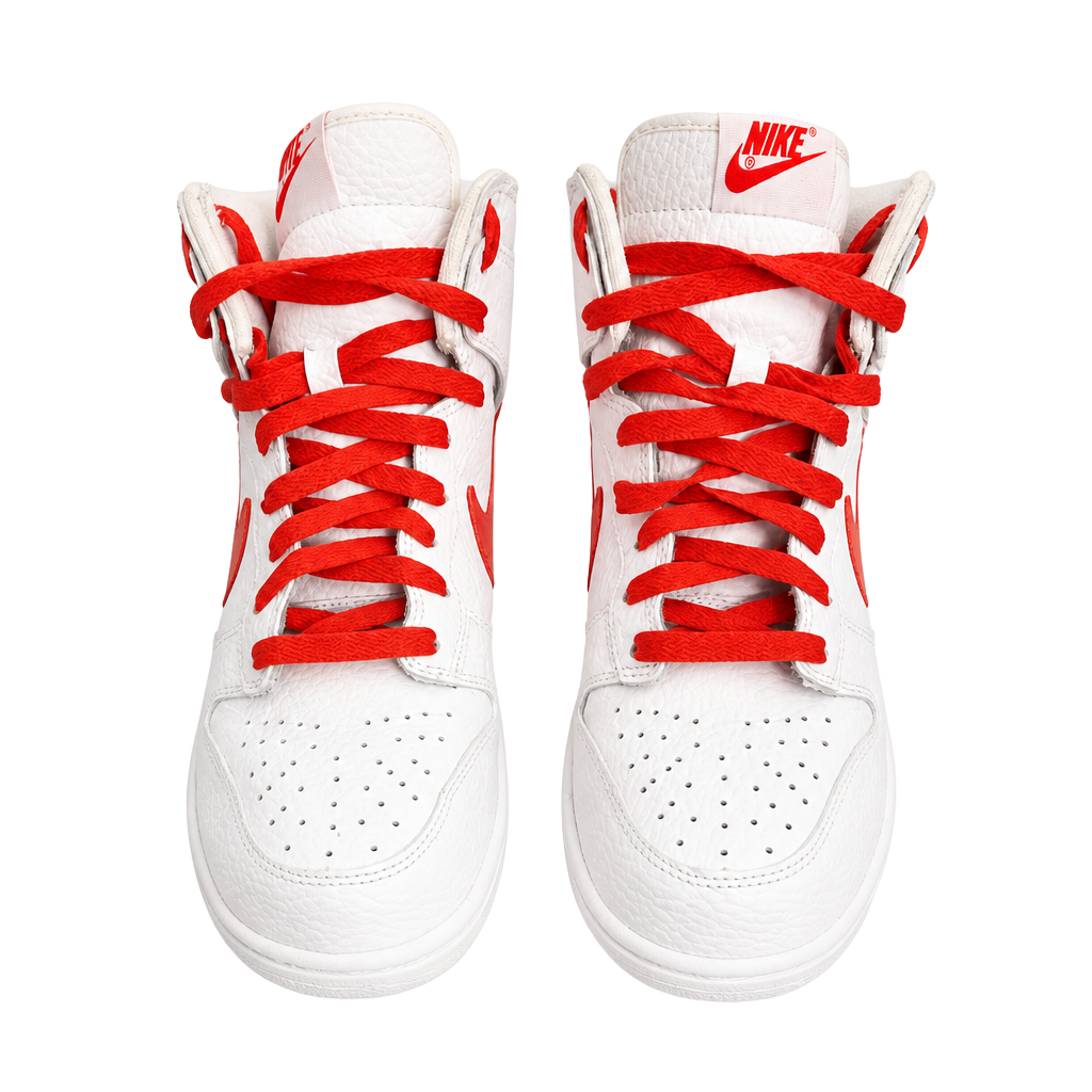 Nike Dunk High Size 8w White Picante Red 1
