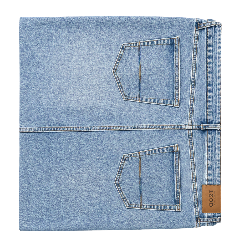 IZOD Men's Straight Fit Blue Wash Stretch Denim Jeans Size 40x29 1