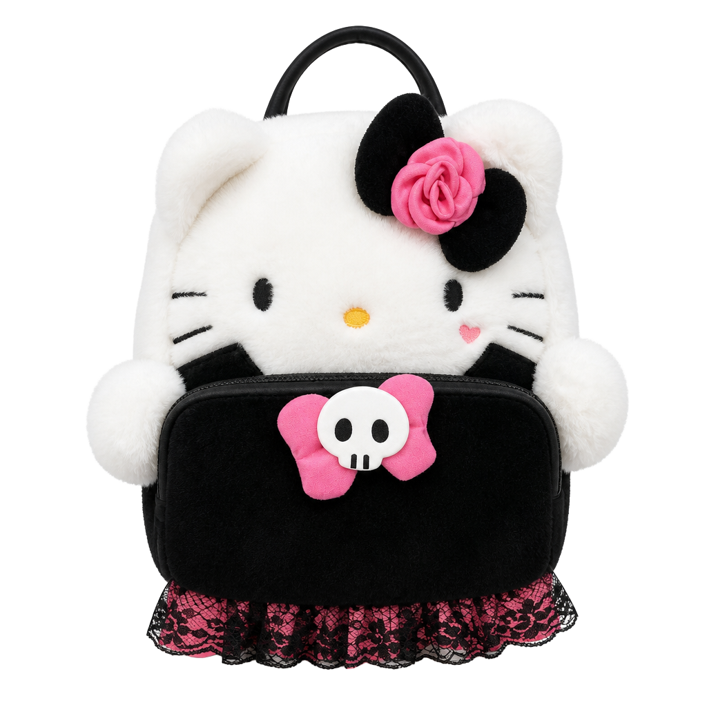 Sanrio Hello Kitty Halloween Lace Figural Plush Mini Backpack BoxLunch Exclusive 1