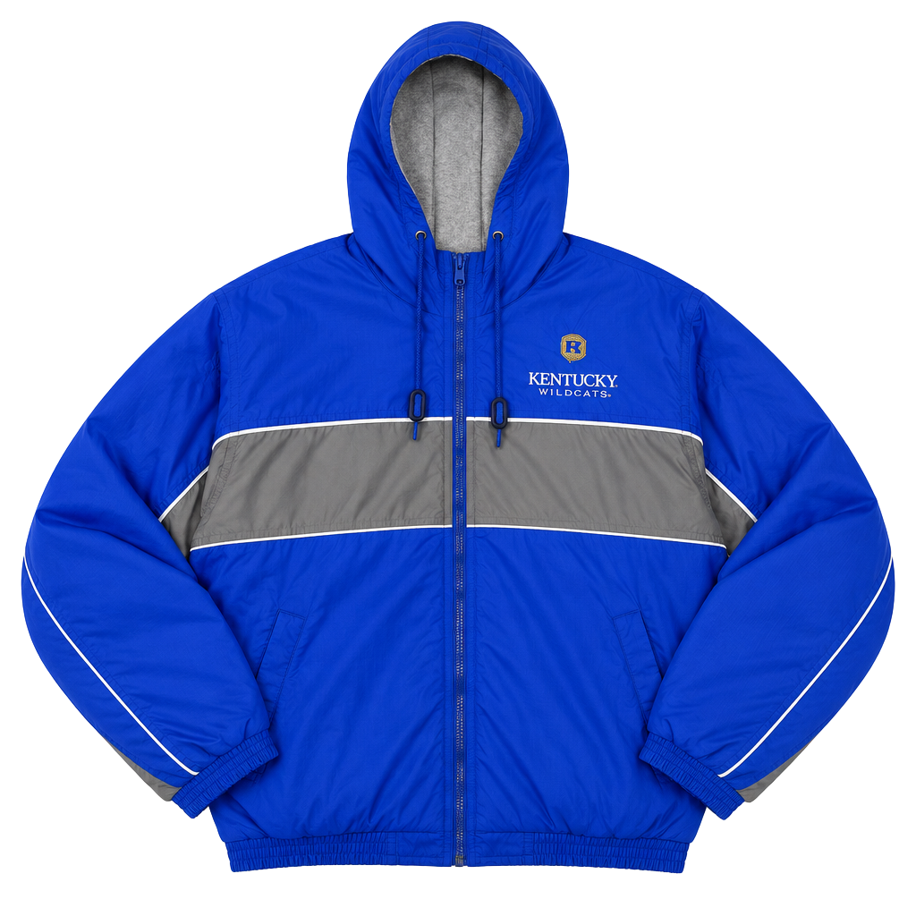 Reebok Kentucky Wildcats Windbreaker Jacket Blue 1