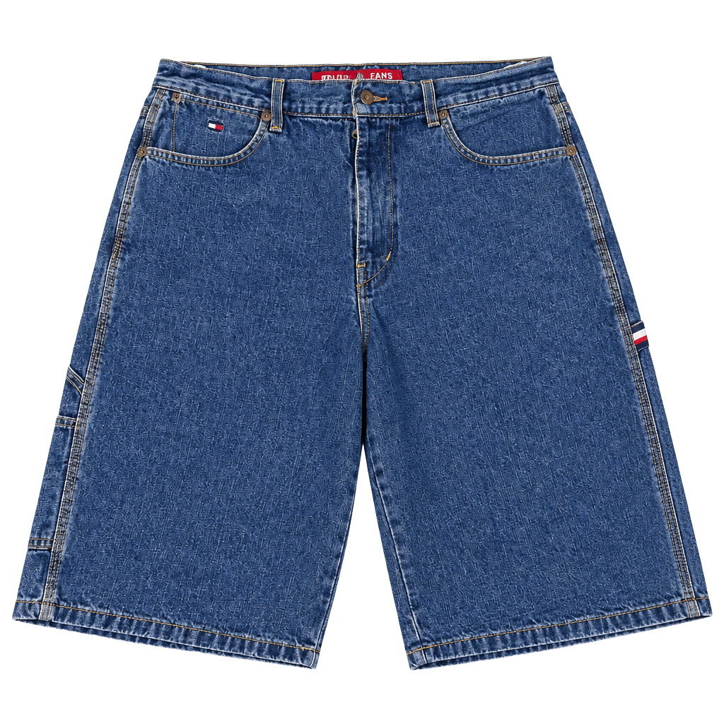 Tommy Jeans Denim Shorts Baggy Carpenter Blue 1