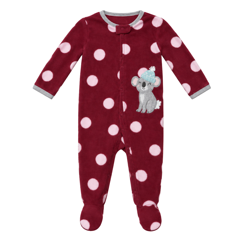 Carter's Fleece Sleeper Size 6M Koala 1