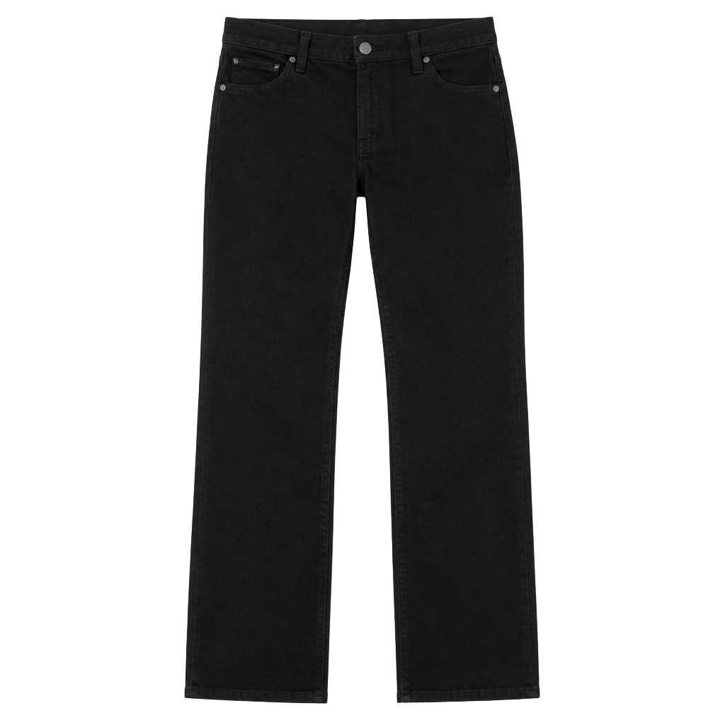 Lee Bootcut Mid Rise Jeans Size 8 Short Black 1