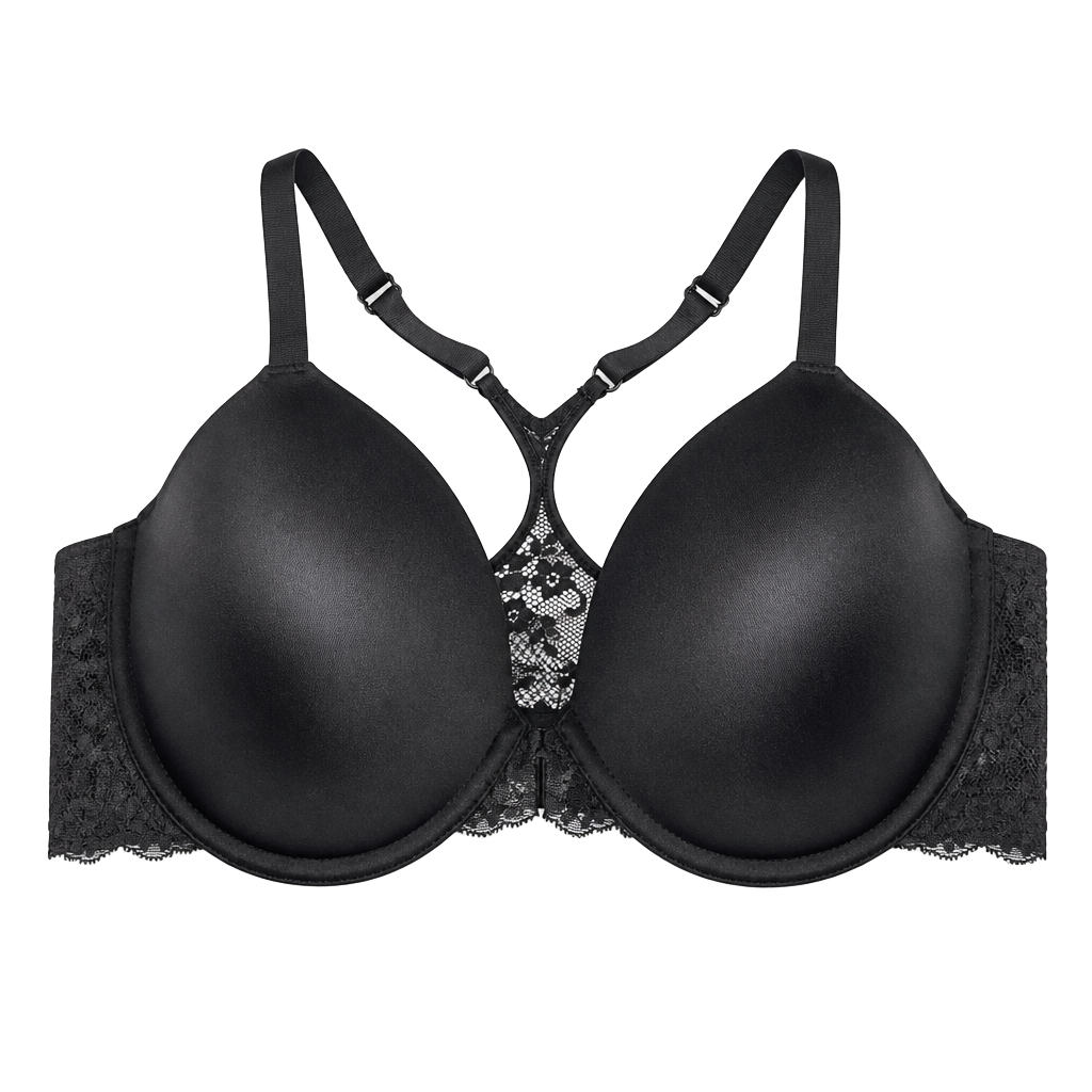 Maidenform Racerback Bra 36DD Black Smartzone Cups 07112 1