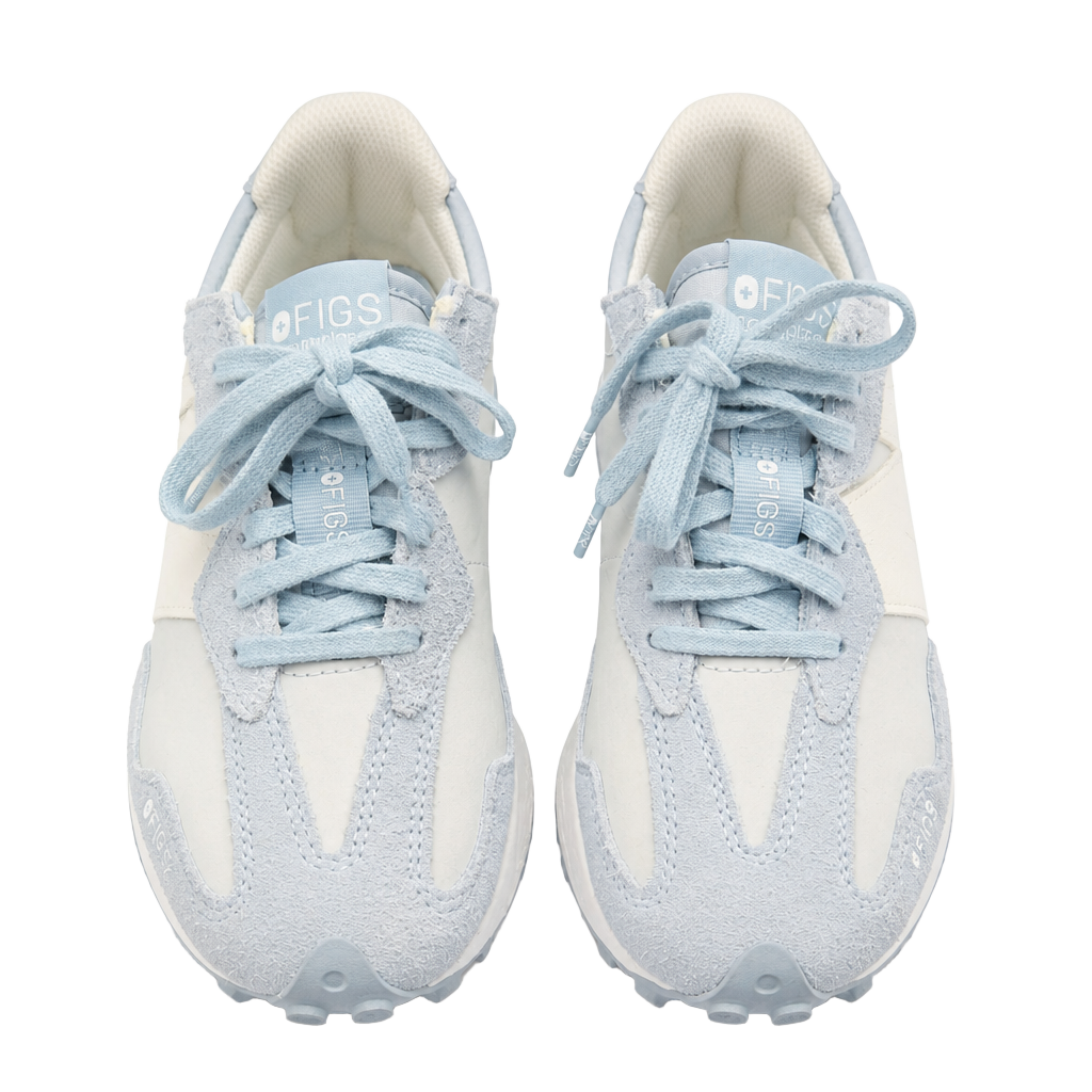 New Balance x Figs 327 Light Blue Grey Sneakers 1