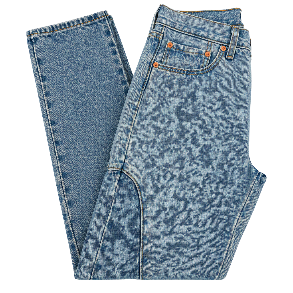 Levi's 501 Original Chaps Straight Leg Western Look Jeans 1