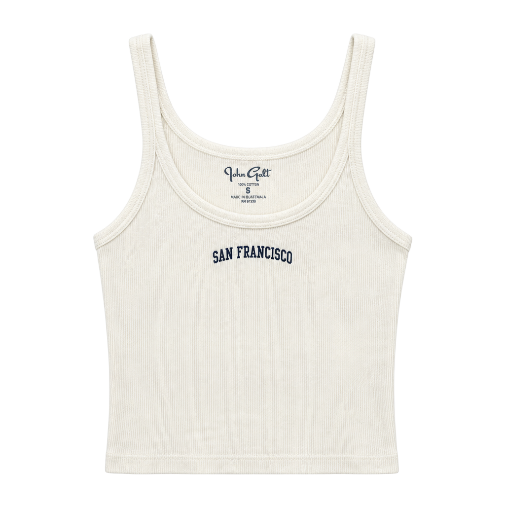 John Galt San Francisco Tank Top White 1