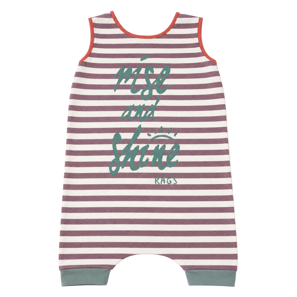 RAGS Rise and Shine Striped Romper Size 2T 1