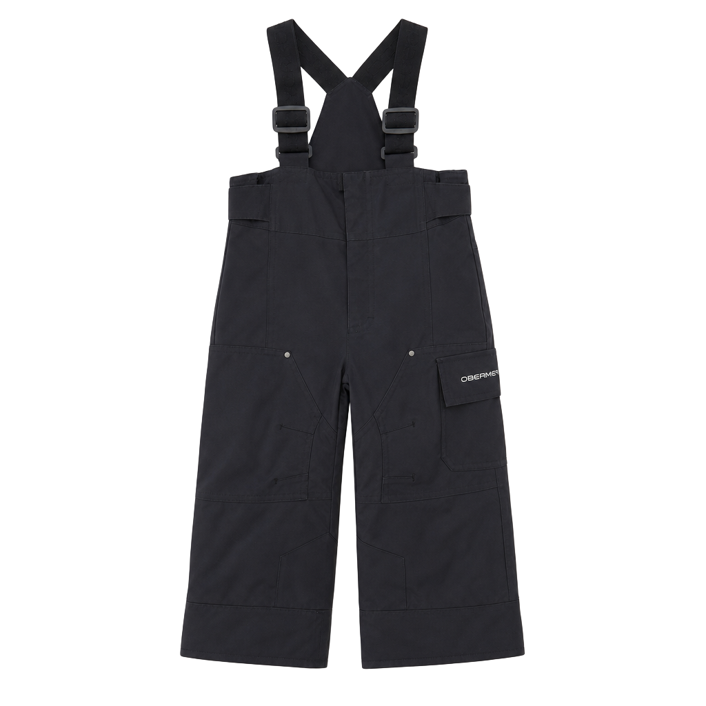 Obermeyer Insulated Black Snow Ski Bibs - Size 2T 1