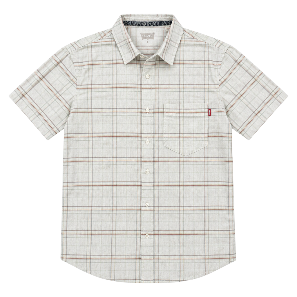 Quicksilver cropped revolutions button up 1