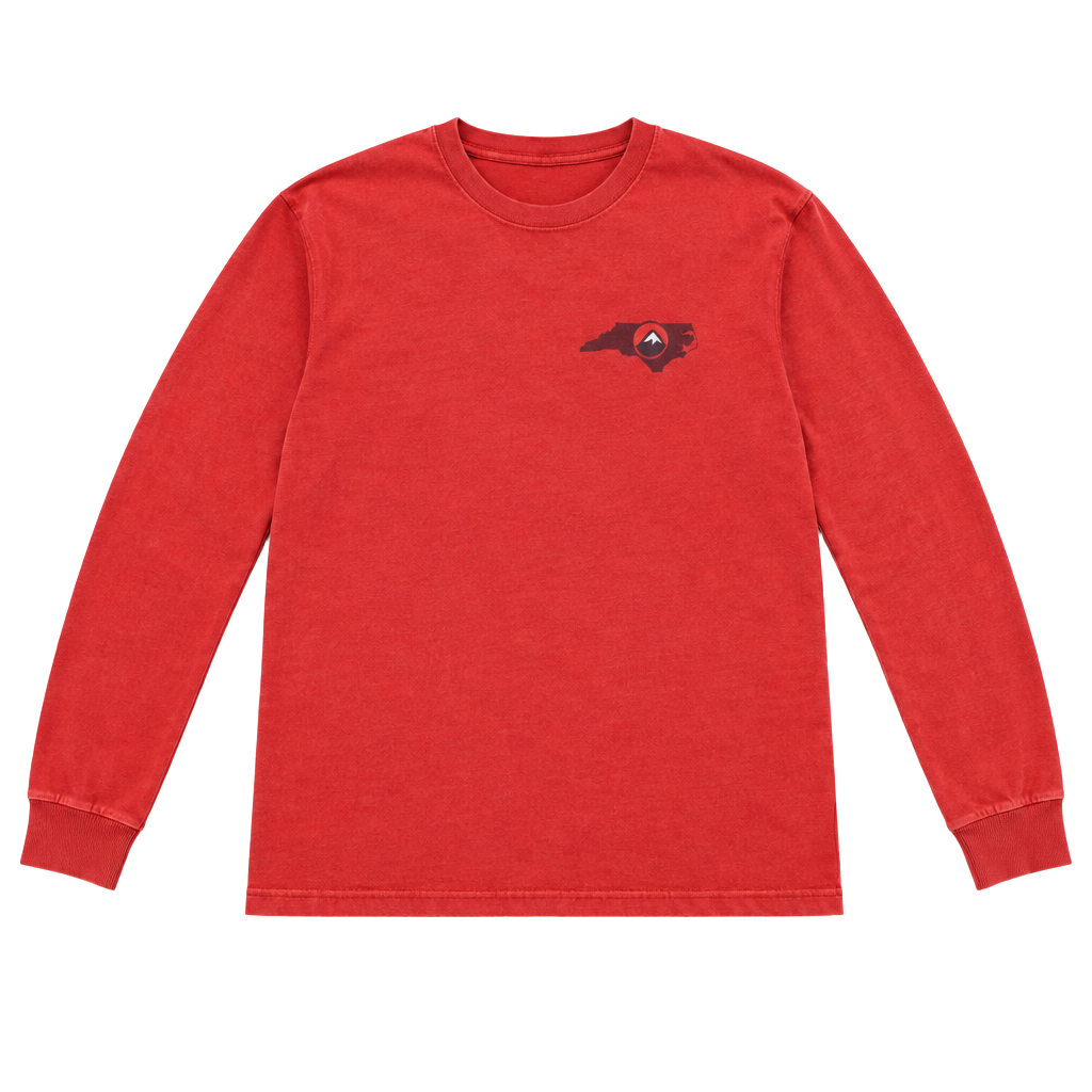 Quiksilver Long Sleeve T-Shirt Red Logo 1