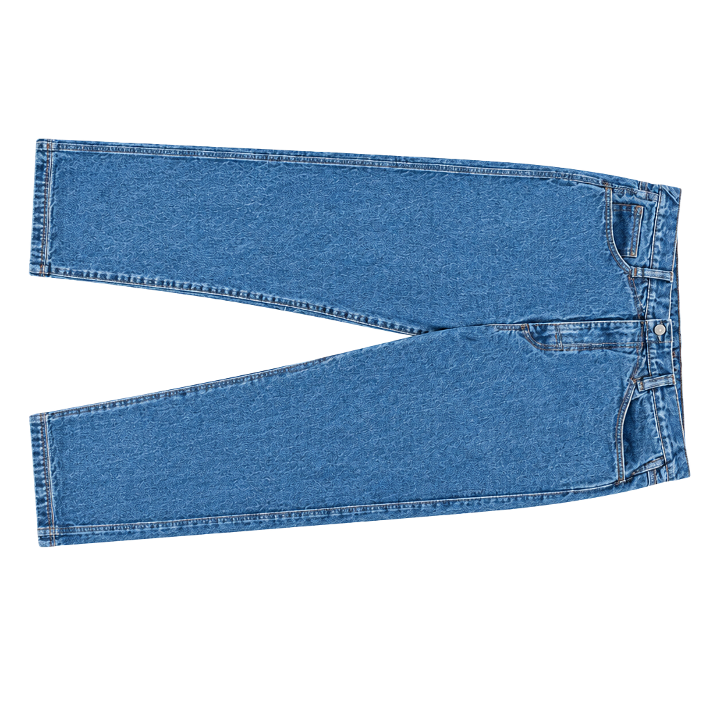 Platinum Fubu Jeans Size 36 Blue Denim Cartoon Graphic Pocket Carpenter 1