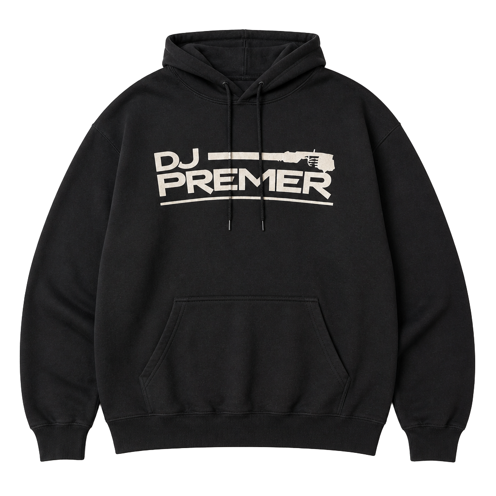 DJ Premier Black Graphic Hoodie 1