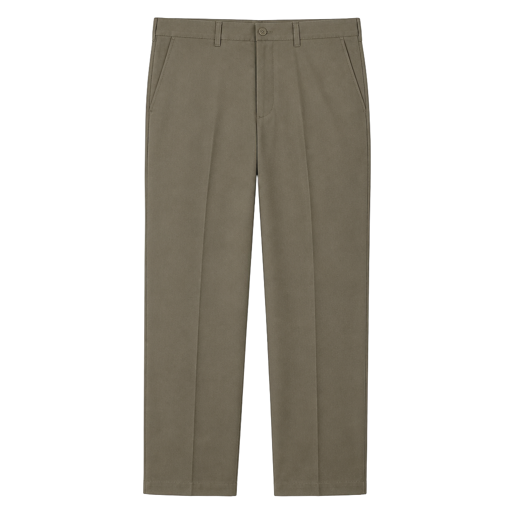 IZOD SportFlex Flat Front Pants 54x30 Big & Tall Gray 1