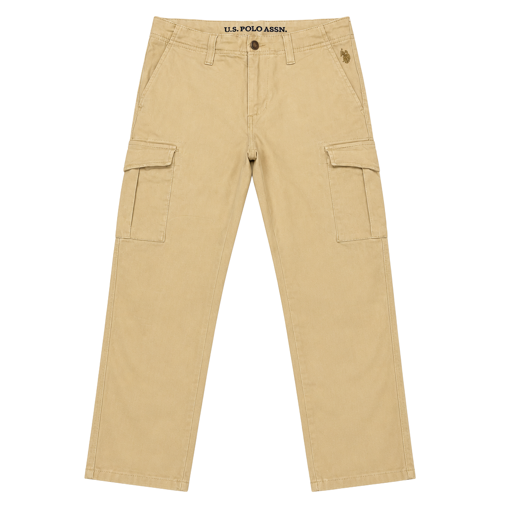 U.S. Polo Assn. Activate Stretch Cargo Pants Khaki 28x30 1