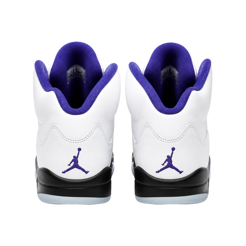 Nike Air Jordan 5 Retro Dark Concord White Purple Shoes 1