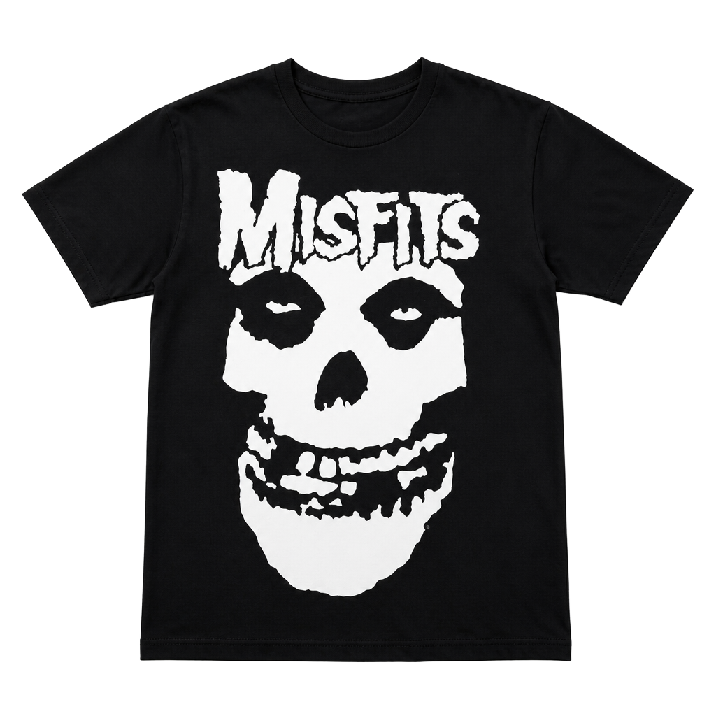 Misfits Crimson Ghost Fiend Skull Classic Punk Rock Band T-Shirt 1