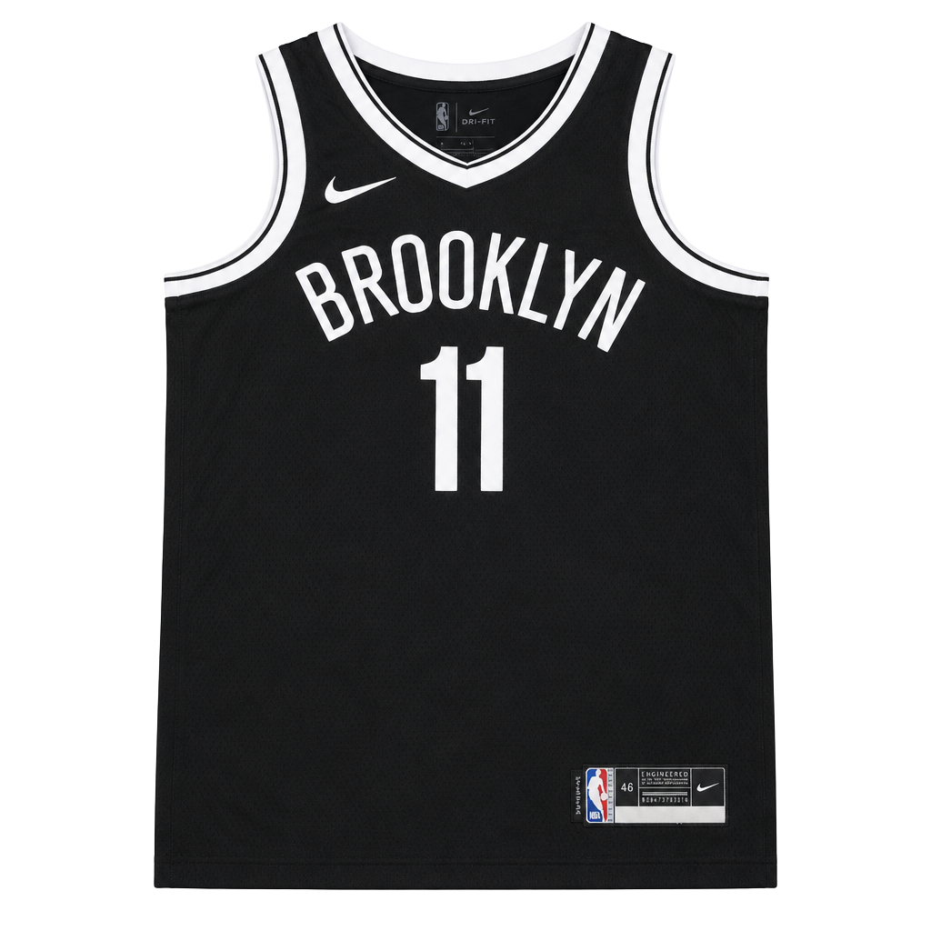 Kyrie Irving Brooklyn Nets Nike Icon Edition Swingman Jersey #11 Black 1