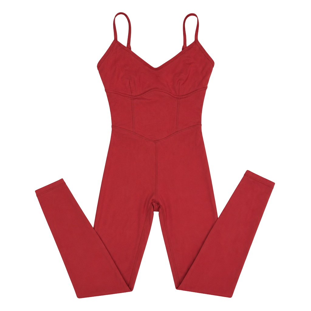 JoyLab Sleeveless Full Length Corset Bodysuit Jumpsuit 1