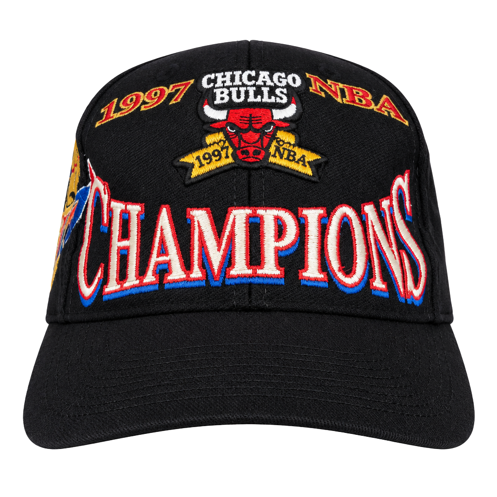 Vintage Chicago Bulls 1997 NBA Champions Snapback Hat 1