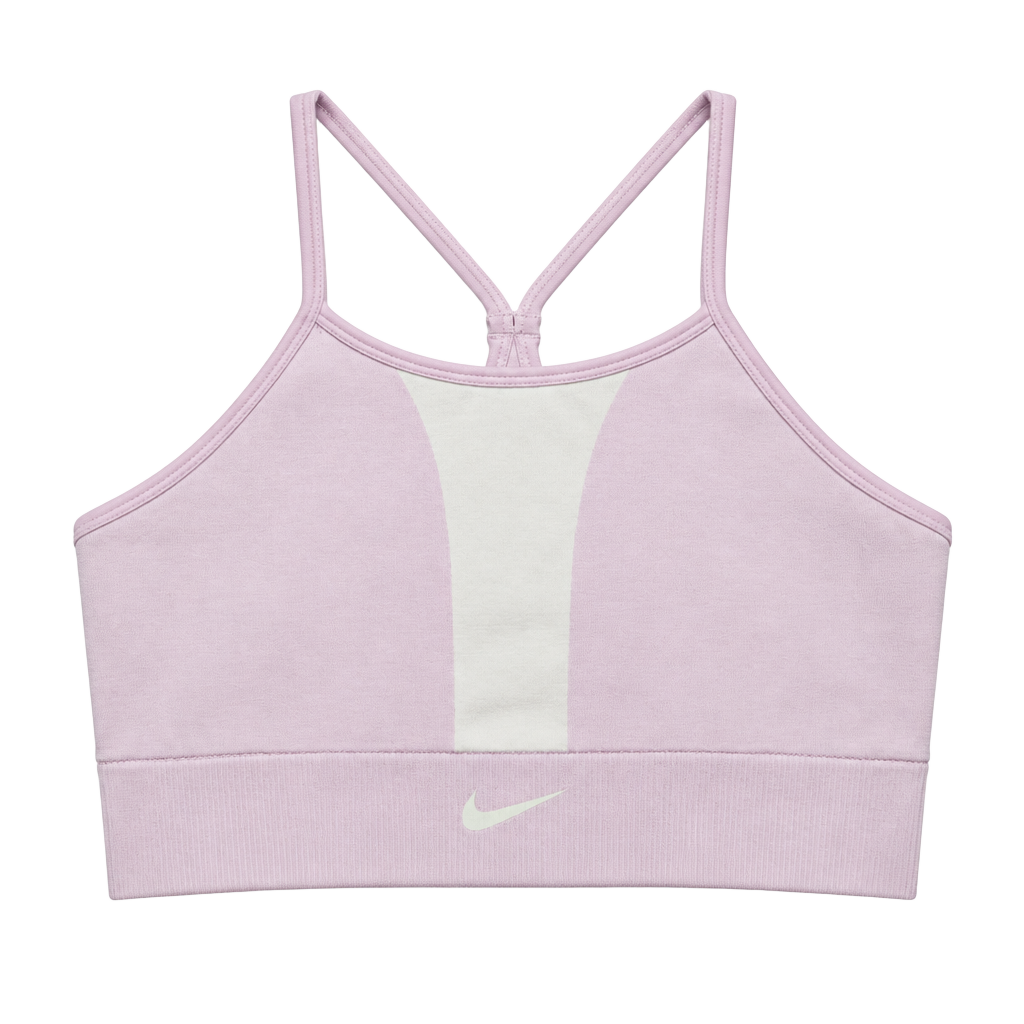 Nike Dri-FIT Sports Bra Size XL(+) Pink Athletic Crop Top 1