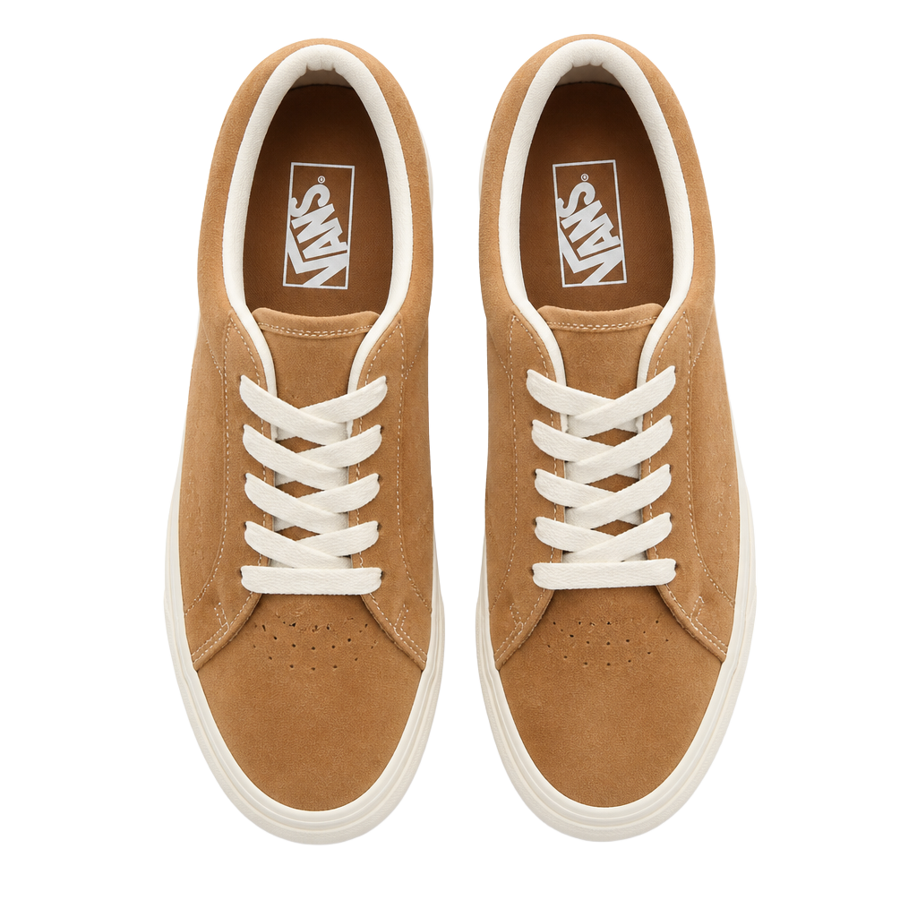 Vans Uptown Low Nut Brown Suede Skate Shoes 1