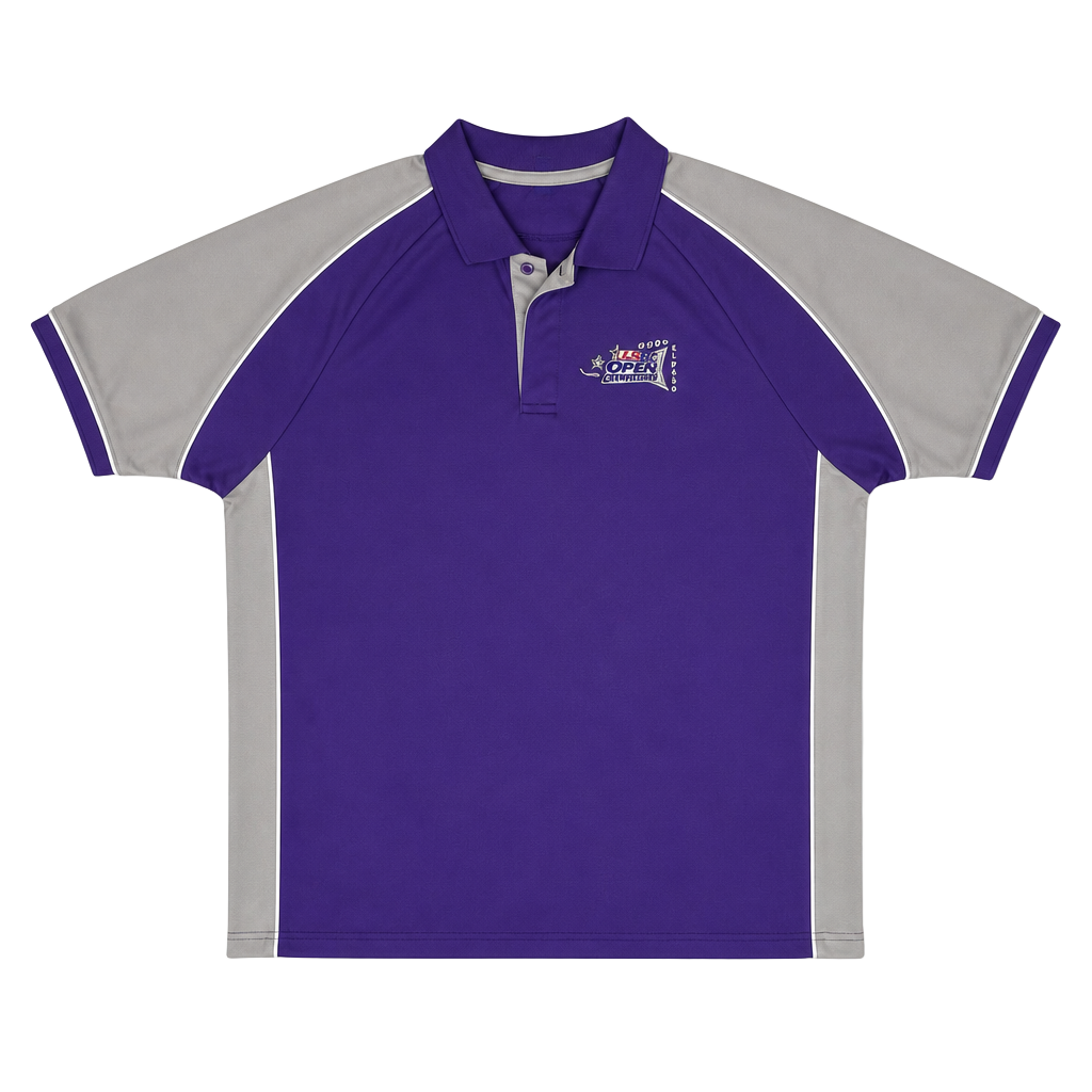 USBC Open Championships 2015 El Paso Bowling Polo Shirt Purple XL 1