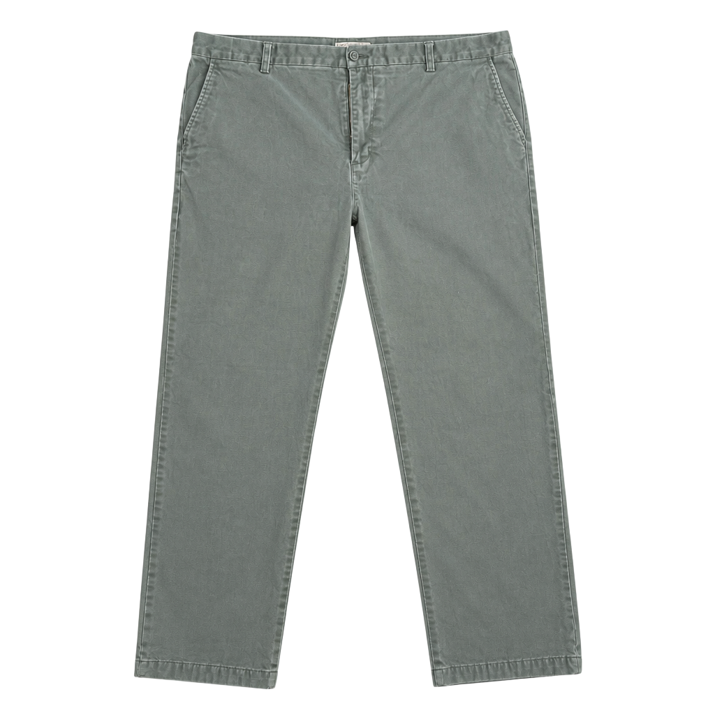 Croft & Barrow Flannel Lined Straight Fit Pants 44x32 1
