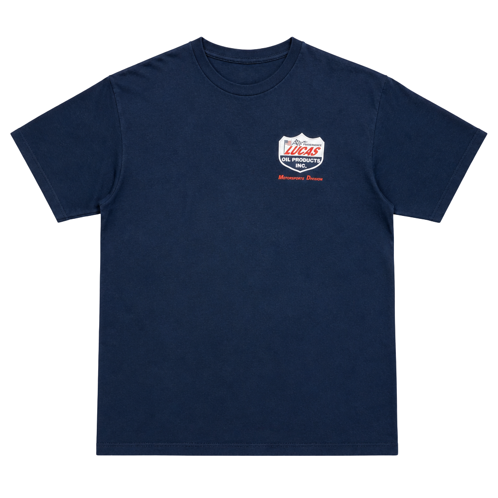 Lucas Oil Products Motorsports Division Racing T-Shirt Navy Men’s XL 1
