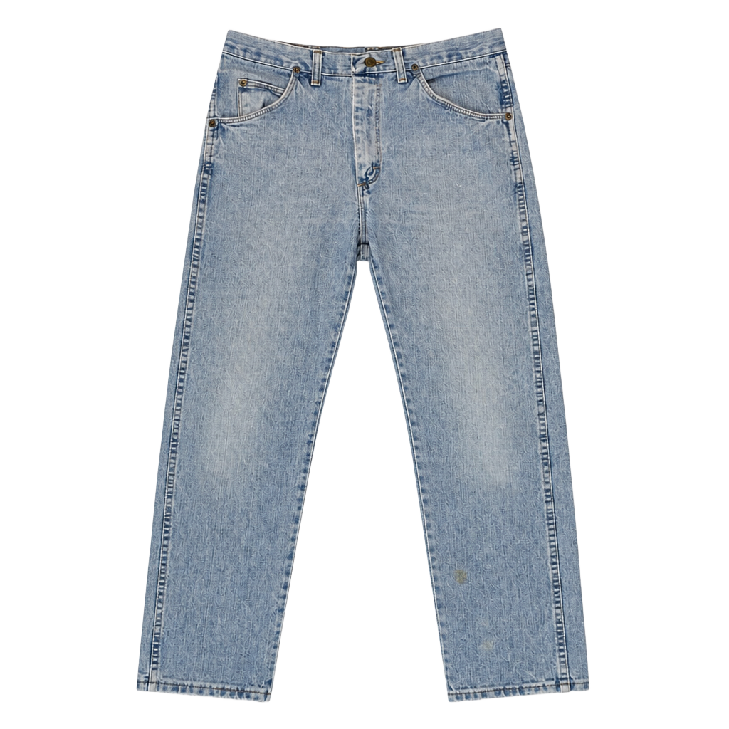 Wrangler Rugged Wear Jeans Mens 34x30 Blue Straight Leg Denim 1