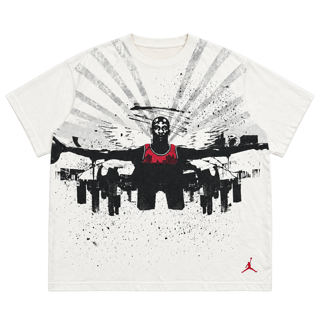 RARE Y2K All Over Print Jordan Shirt 1