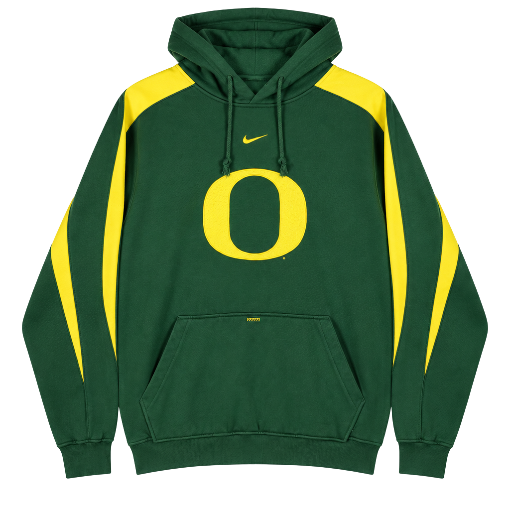 CRAZY CENTER SWOOSH Y2K Nike Oregon Ducks Hoodie 1
