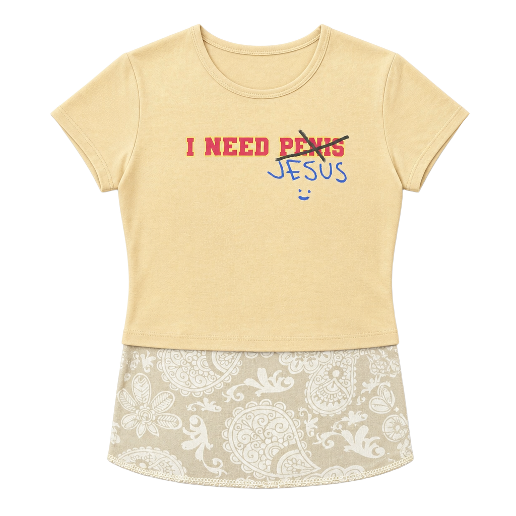 Doja Cat Scarlet Tour USA I Need Jesus Official Merchandise Crop Top 1