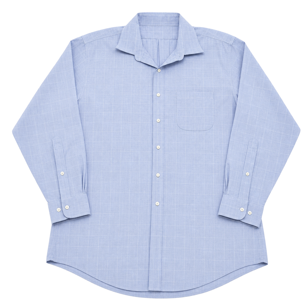 Brooks Brothers Non-Iron Blue Micro-Check Dress Shirt 1