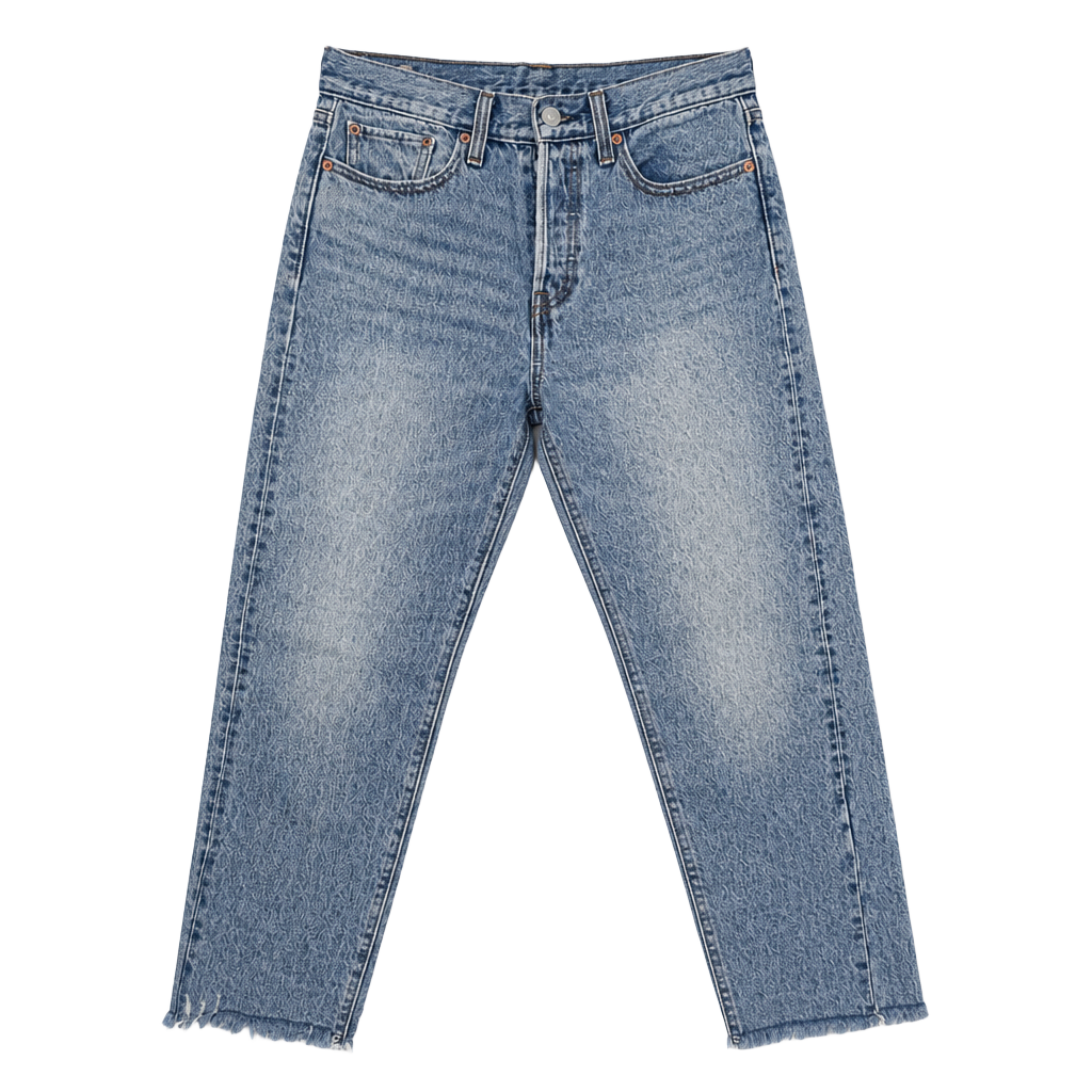 Levi's Wedgie Straight Light Wash Raw Hem Jeans W27 1