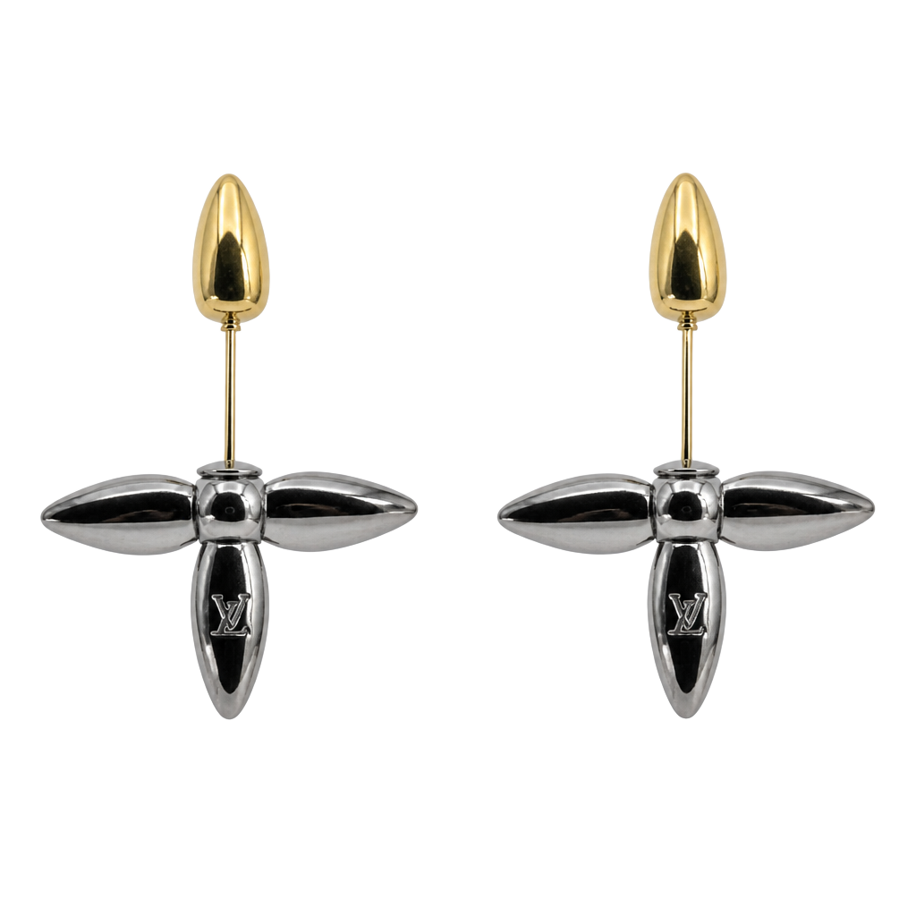 Louis Vuitton Louisette Flower Earrings 1