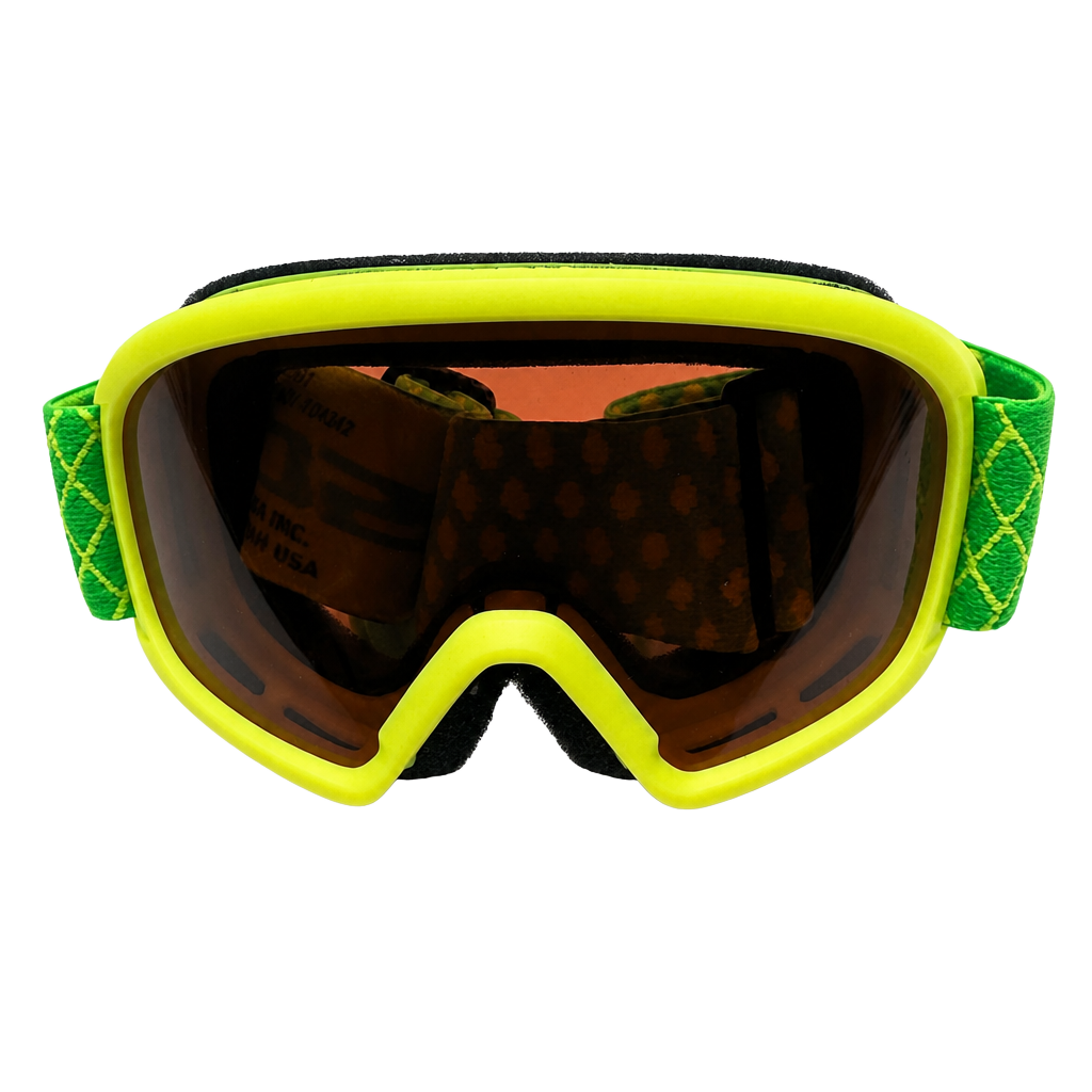 Scott Junior Witty Kids Neon Green Snow Ski Goggles 1