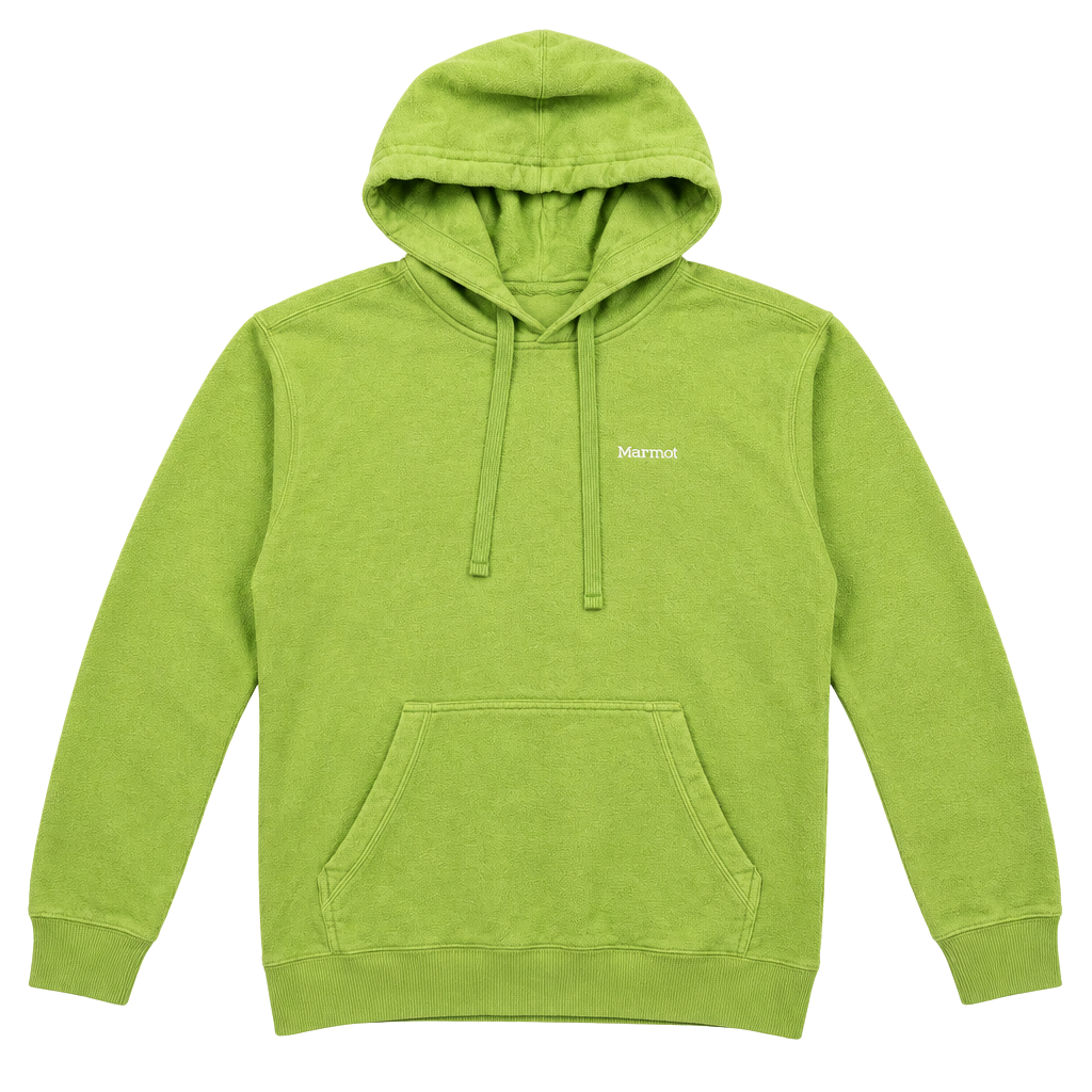Marmot Mountain Works Hoodie Size M Green Pullover Sweatshirt 1
