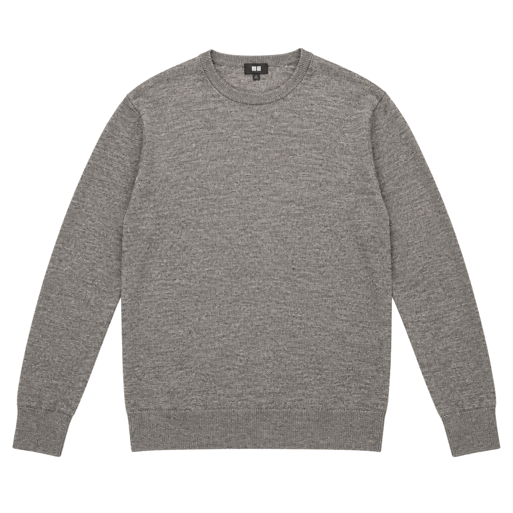 UNIQLO Crew Neck Sweater Size XL Gray Long Sleeve 1