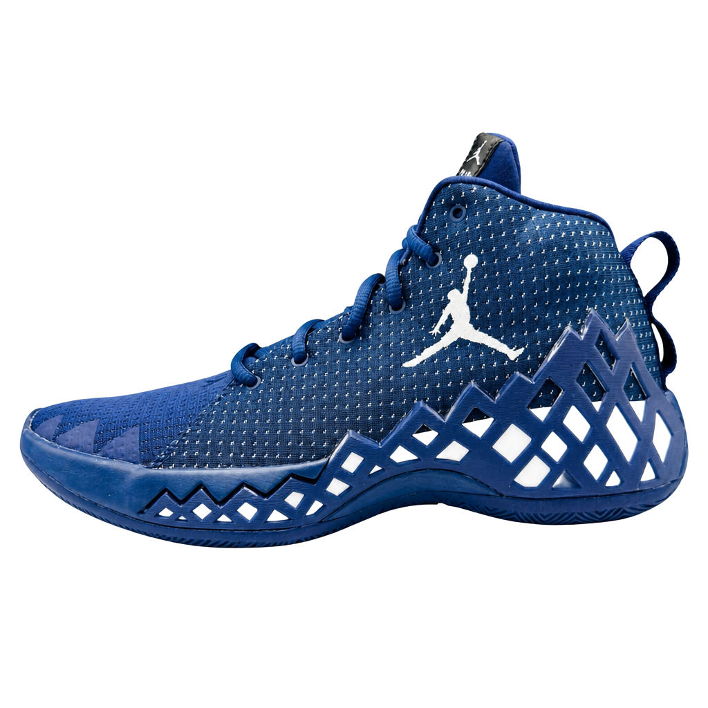 Jordan Team Diamond Mid Blue Basketball Shoes Size 10 Brand New! CI1206-401 1