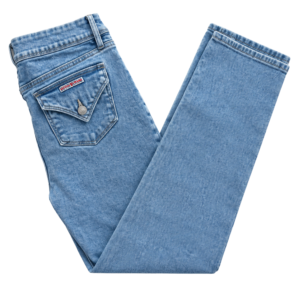 Hudson Jeans Flap Pocket Blue Light Wash Jeans size 8 1