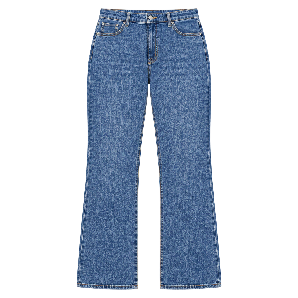 Talbots Barely Boot Jeans Size 14 Blue Wash Denim 1