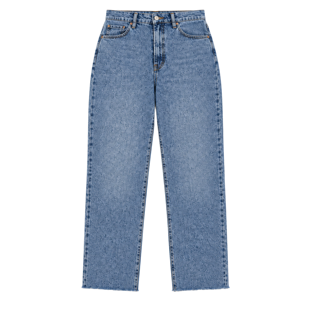 Good American Good Boy Crop Straight Jeans Size 12/31 Blue 1