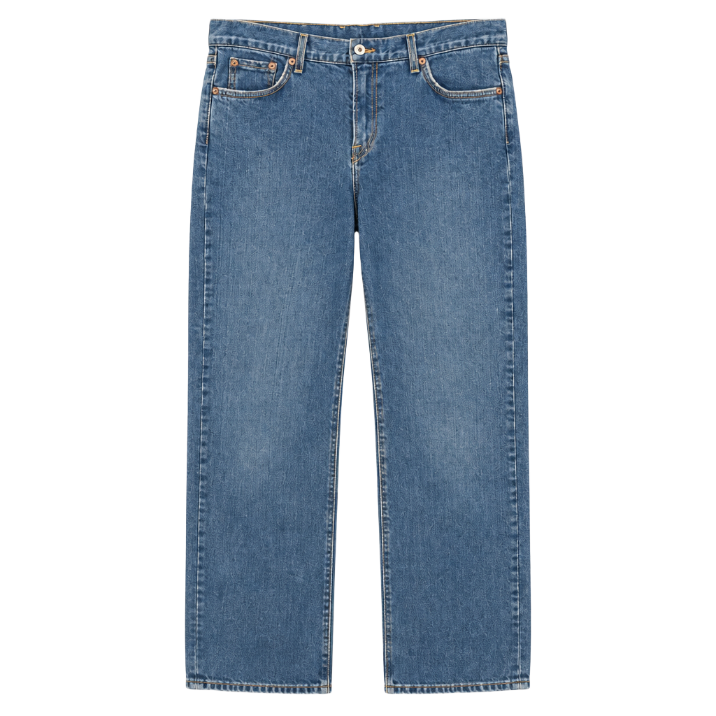 Lucky Brand Sugar Jean Straight Jeans Size 34x32 Blue Denim Vintage 1